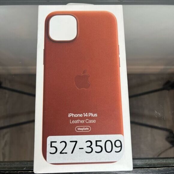 Apple iPhone 14 Plus Leather Case With MagSafe New Open Box Umber Brown - Picture 6 of 7